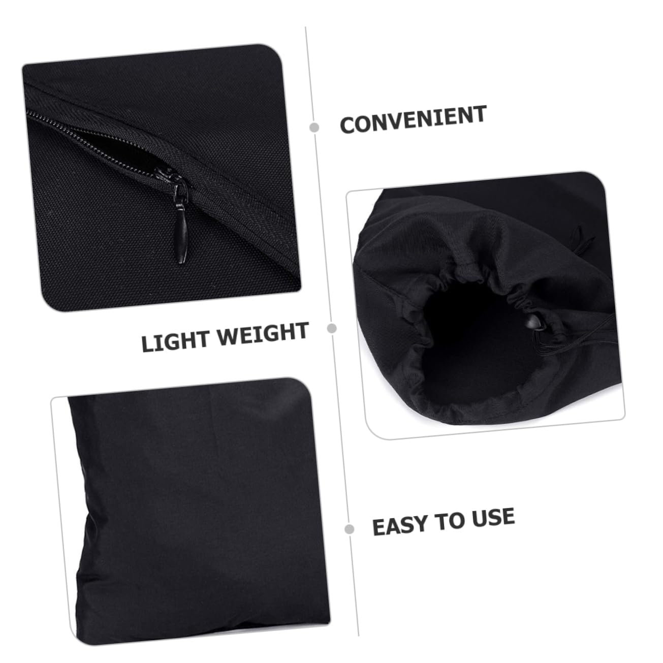 Toddmomy 3 Juegos Bolsa De Vacío Al Aire Bolsa De Hojas De Jardín Aspiradoras Bolsa De Hojas Resistente Al Desgaste Bolsa para Soplador De Hojas Tela Oxford 420d Black 2 Piezas * 3
