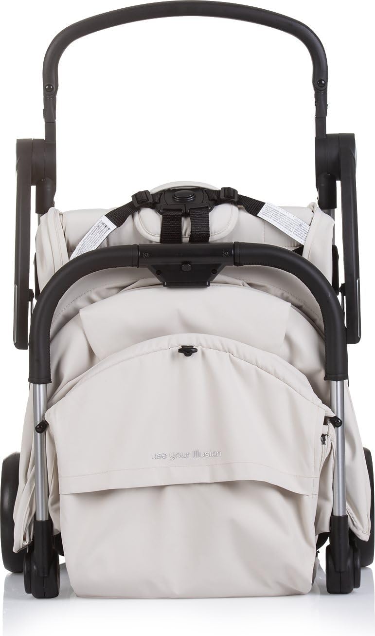 Chipolino Illusion Stroller in a compact, folded position.