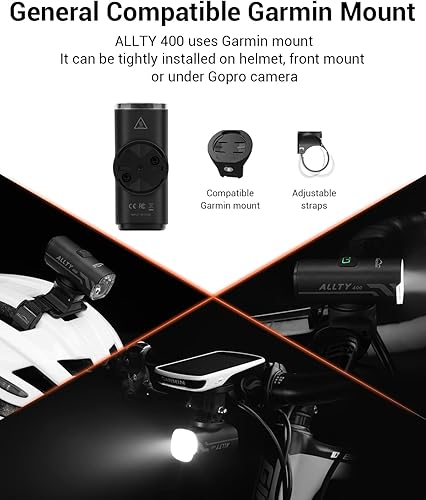 Miniatura 7 de Magicshine Allty - Luces para bicicleta de cercanías Allty 400, Allty 600, Allty 800 Luz de bicicleta de carretera, USB tipo C recargable, IPX7