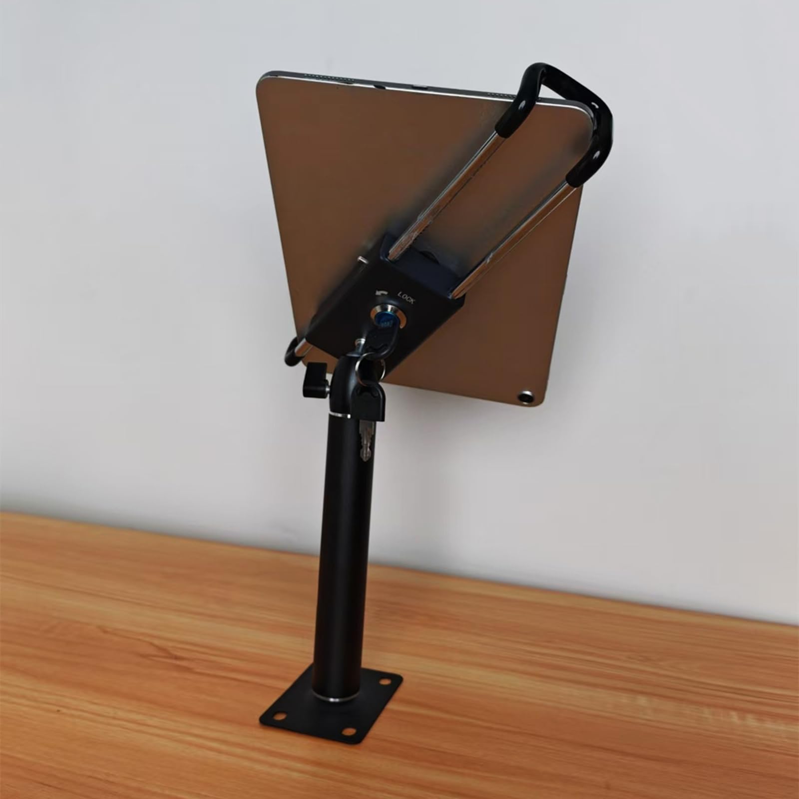 Supporto per tablet Staffa regolabile da scrivania con staffa da tavolo girevole a 360 gradi per tablet da 7-13 pollici Supporto per tablet in metallo Supporto da tavolo portatile