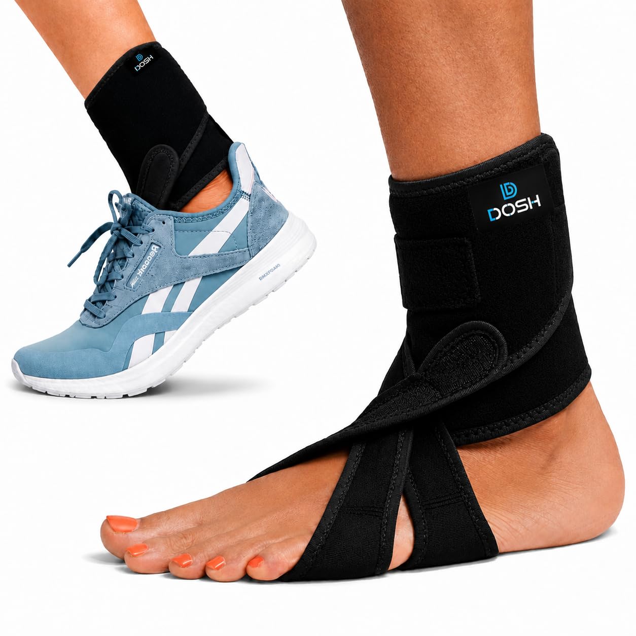 Dosh AFO Soporte de pie para caminar, izquierda, talla única