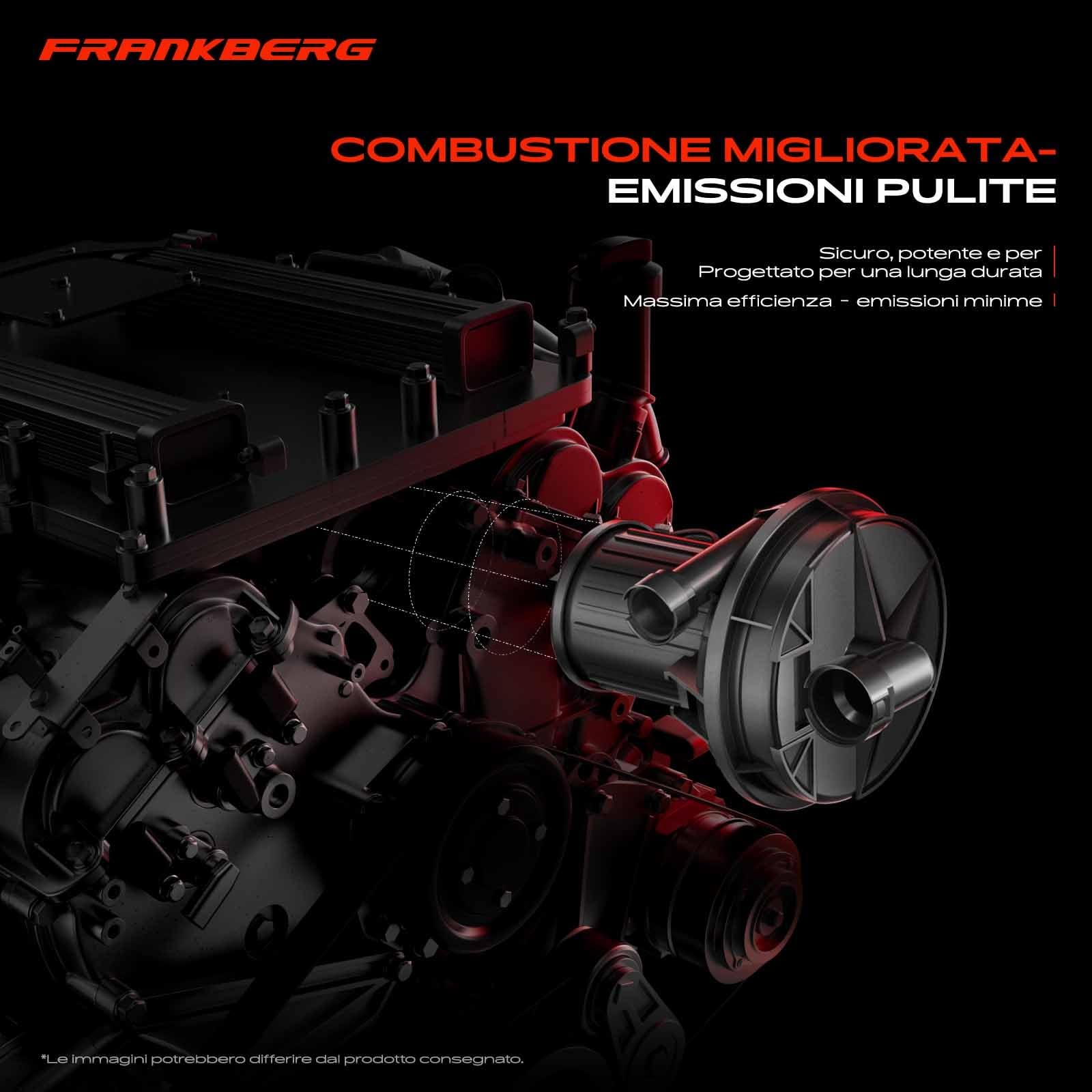 Frankberg Pompa dell'aria secondaria 2-Poli Compatibile con Serie 3 E46 318i Serie 3 E46 316i Serie 3 Touring E46 318i Serie 3 Coupé E46 318 Ci Serie 3 Coupé E46 316 Ci 11721715347,11721709610