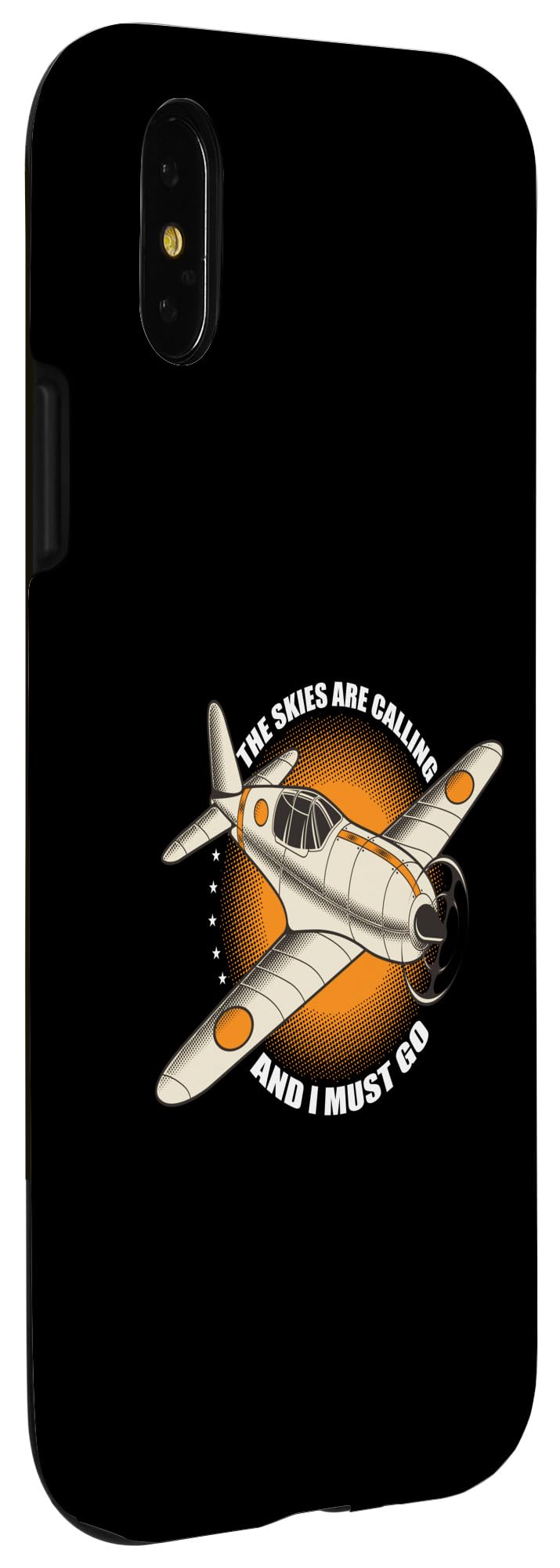 The Skies Are Calling And I Must Go Aviation Pilot Case for iPhone X/XS - Image 3
