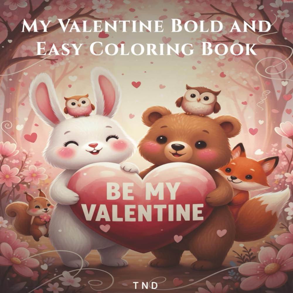 My Valentine Bold and Easy Coloring Book (Bold & Easy Coloring Fun)