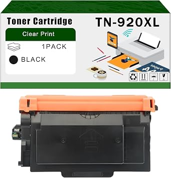Compatible for Brother TN-920XL Toner Cartridge HL-L5210DW HL-L5210DWT HL-L5215DW Printers, High Yield 7000 Pages Bright Clear Colors 1 Pack Black