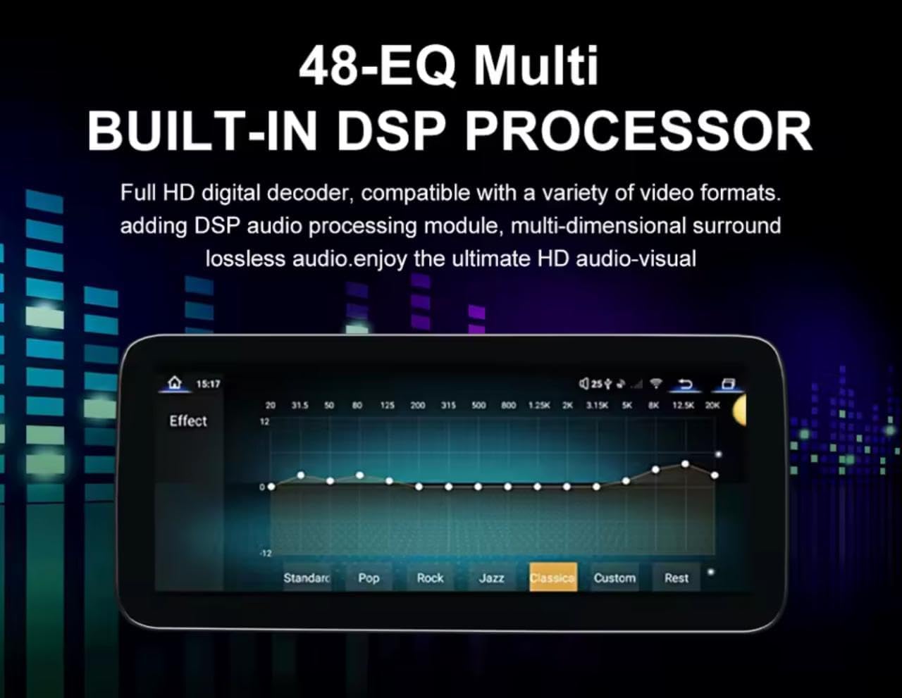DSP Audio Equalizer Interface