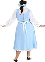 Vista 6 de La Bella y la Bestia - Vestido de disfraz azul de Belle