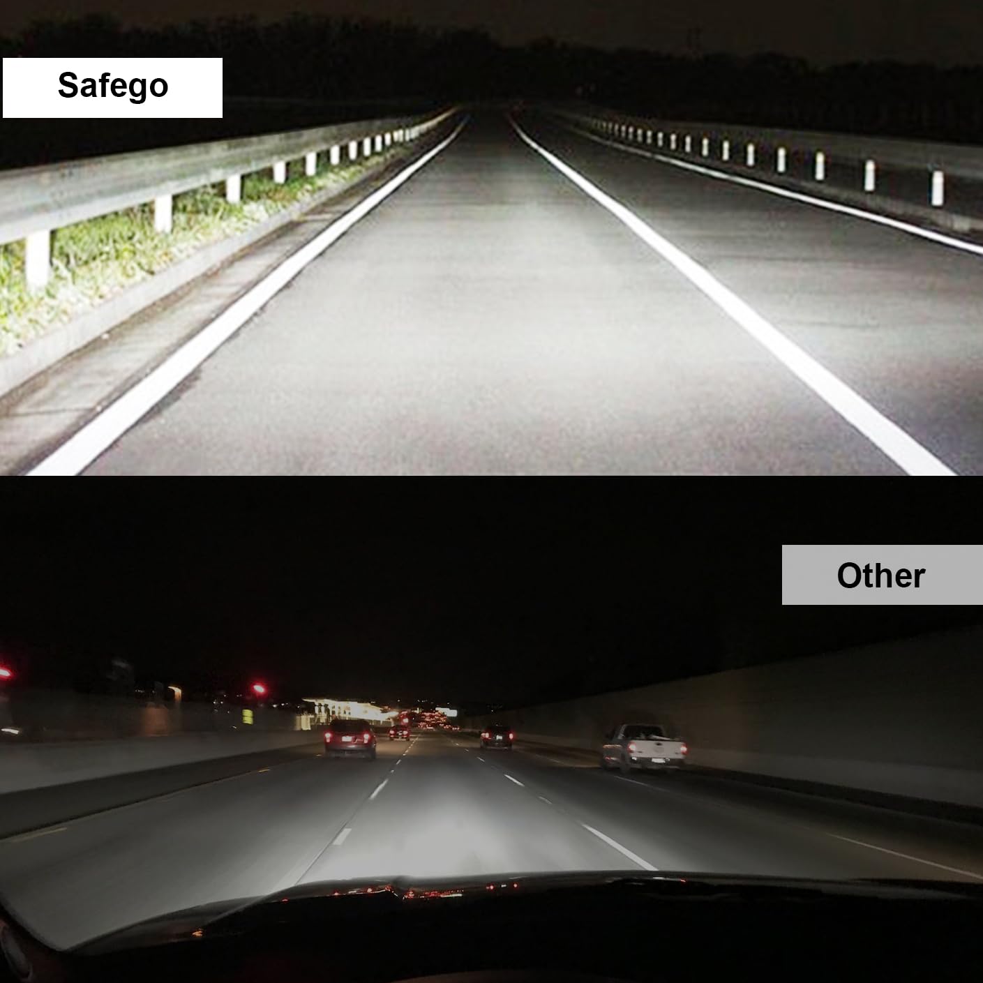 Safego Xenon HID Ampoule D2S 6000K Lampe à Décharge Phare Ampoule de Rechange HID Lampe Xénon Blanc Pour Voiture