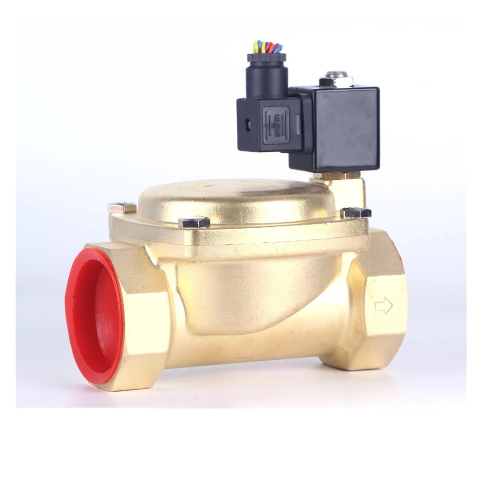 UWUKCJOKQ 2 Way Normally Closed 2inch Solenoid Brass DN50 12v 24v 110v(Bsp-230vac,0 927700-NBR)
