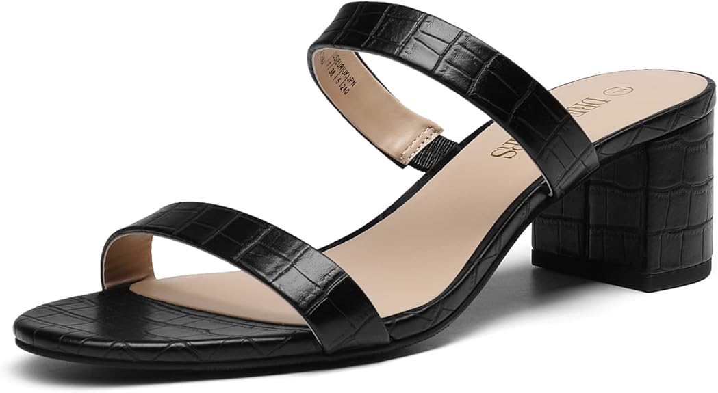 DREAM PAIRS - Two-Strap Block Heel Sandals