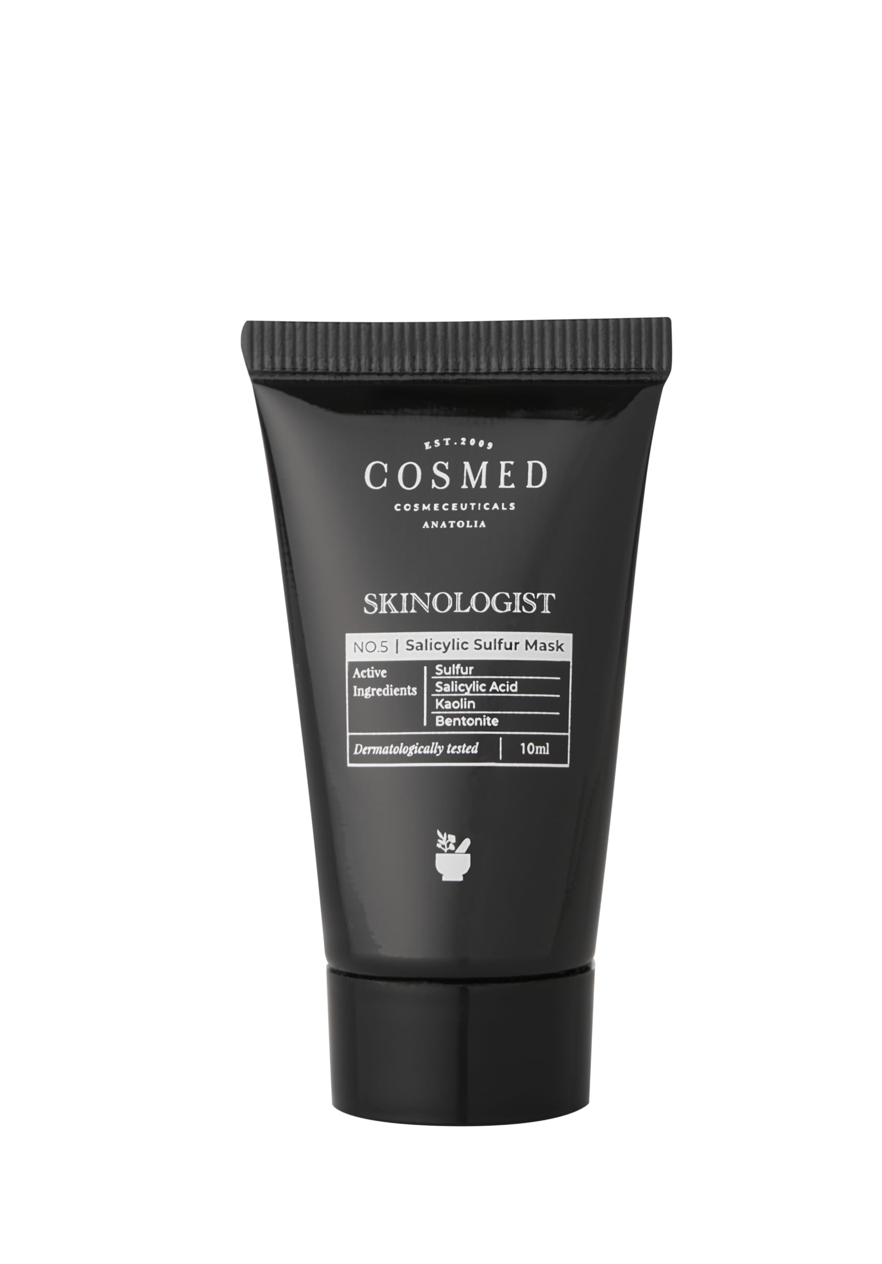 Cosmed Siyah Nokta Karşıtı Salisilik Asit ve Sülfür İçerikli Kil Maskesi - Salicylic Sulfur Mask - 10 ml