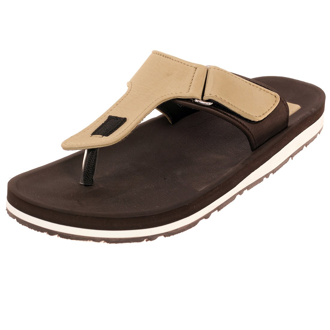 ADDA Mens Brown Beige Slippers - 9 UK/India (B07DN84FSD) Amazon Price History, Amazon Price Tracker