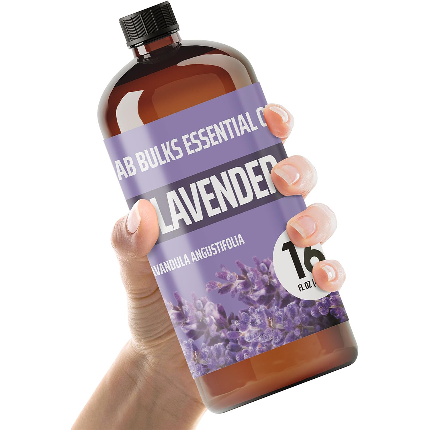 Lavender Essential Oil 16 oz Bottle for Diffusers, Candles, & Home – Aromatherapy Oil 1 Pack
