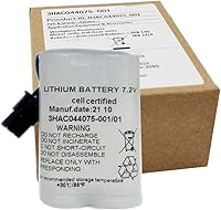 Vista 4 de YICUAA 3HAC044075-001/01 7.2V para ABB Robot CPU SMB Batería ABBTA521 ABB3HAC16831-1 Batería de litio (10 piezas)
