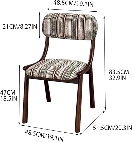 Vista 3 de Armless Side Chairs Single Leisure Chair, Upholstered Boucle Dining Chairs, Vanity Chair with Curved Backrest and Solid Wood Legs, for Kitchen and