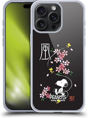 Miniatura 10 de Head Case Designs Officially Licensed Peanuts Sleepy Oriental Snoopy Soft Gel Case Compatible with Apple iPhone 15 Pro Max