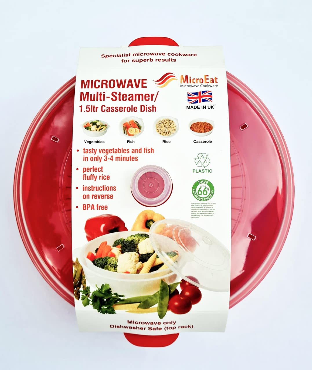 Microwave multi-steamer/1.5ltr casserole dish