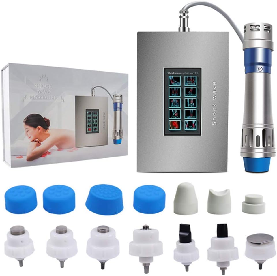 Shockwave Therapy Machine ED ESWT Shock Wave Therapy Treatment Equipment for Pain Relief, Erectile Dysfunction, Pain Relief Treatment Massager