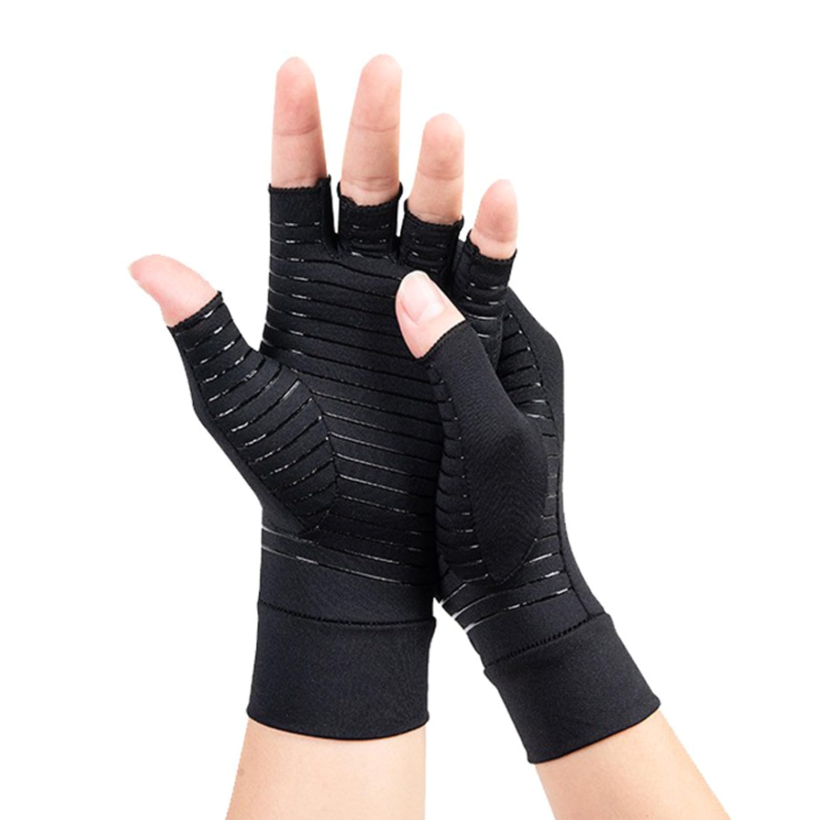 YUXITA Joint Training Half Finger Gloves Nonslip Grip Sun Protections Breathable Gloves For Cycling Fitness Workouts