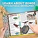 National Geographic Giant Dinosaur Egg Activity Kit – 15+ Dino Crafts, Painting Cars, Clay Models, Dig Brick, Stickers & Learning Guide, Dinosaur Science Toy for Boys & Girls