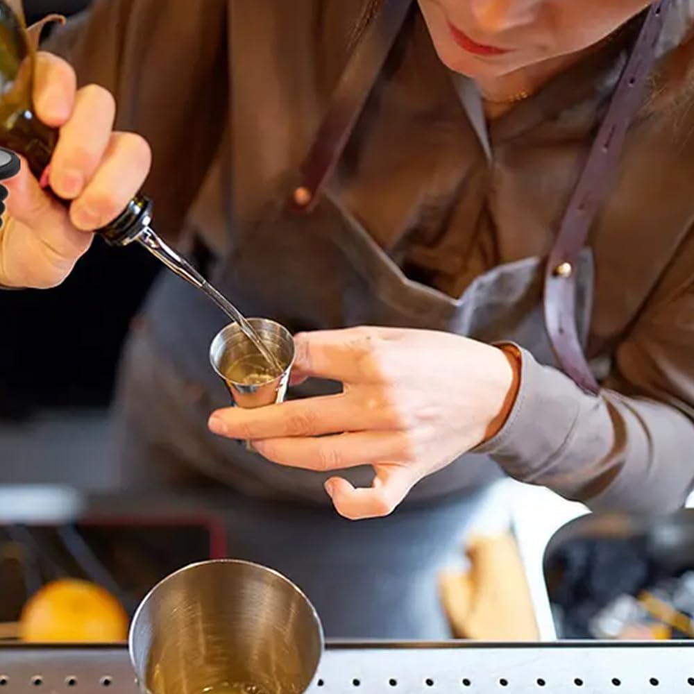 Jigger Doppio Per Cocktail 15/30 Ml - Misurino In Acciaio Inossidabile - 2 Misure In Uno Per Bar E Feste - 3