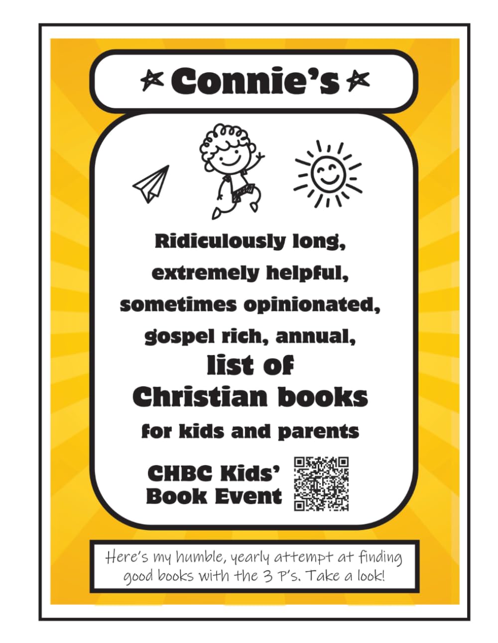 Connie's List of Christian Books for Kids and Parents