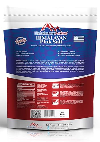 Miniatura 2 de Sal rosa del Himalaya gourmet 5 libras grano grueso para molinillos y molinos sal de baño sal marina sal rosa del Himalaya minerales esenciales y