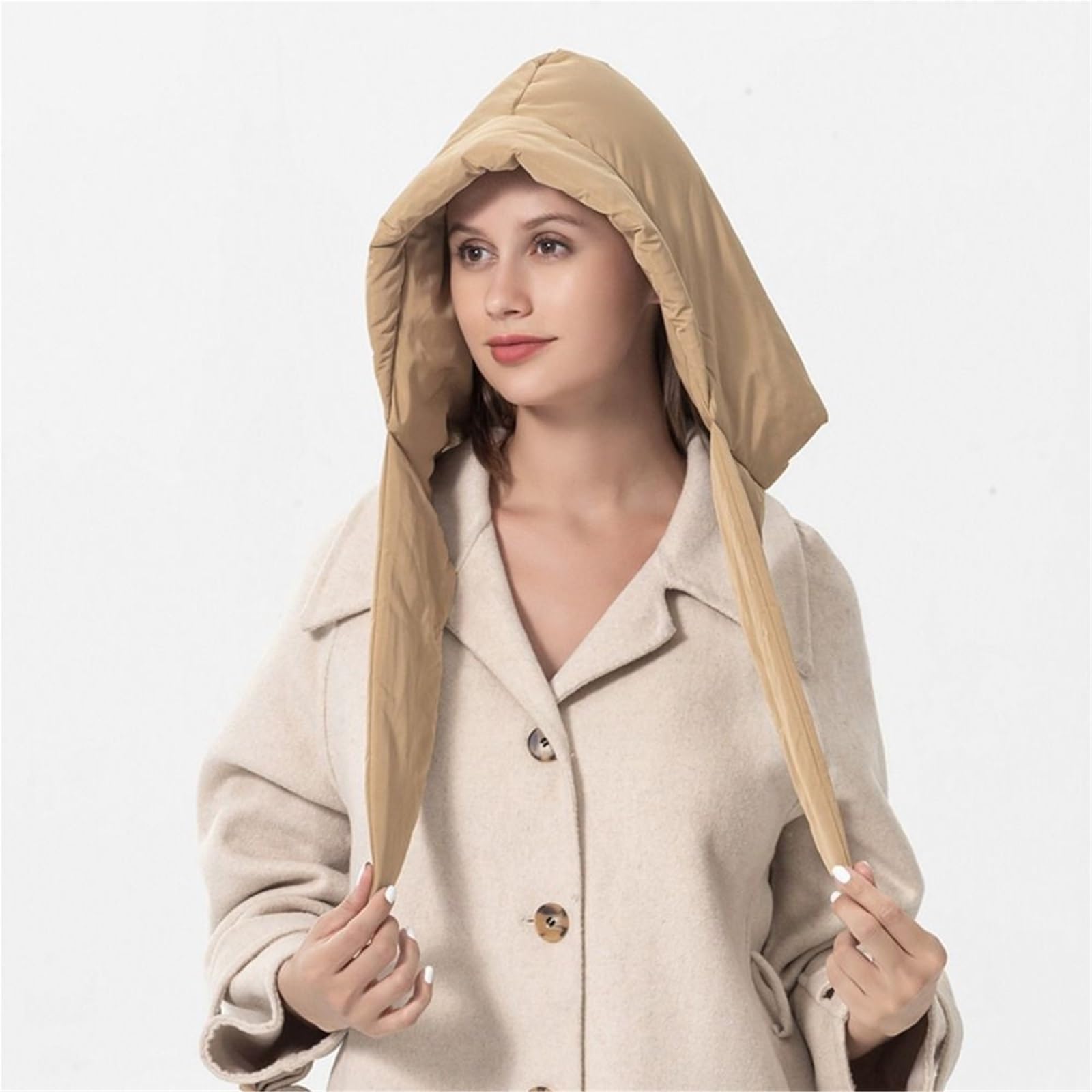 Pañuelo for la Cabeza de Invierno Grueso a Prueba Viento, diseño hojaldre, Capucha cálida, Repelente al Agua, Bufanda Triangular, 2 uds para Deportes Al Aire Libre