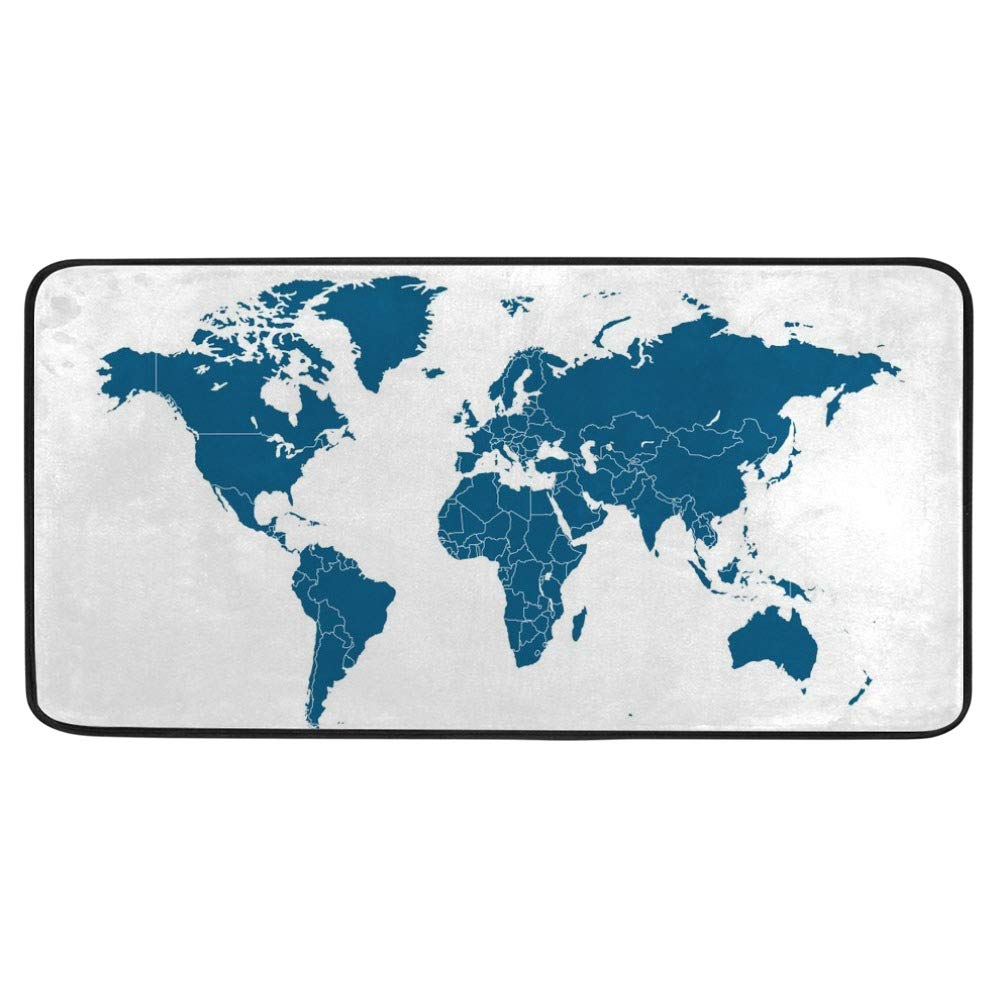 Tapis de cuisine lavable en machine 39x20 anti-glisse pour éviter les chutes