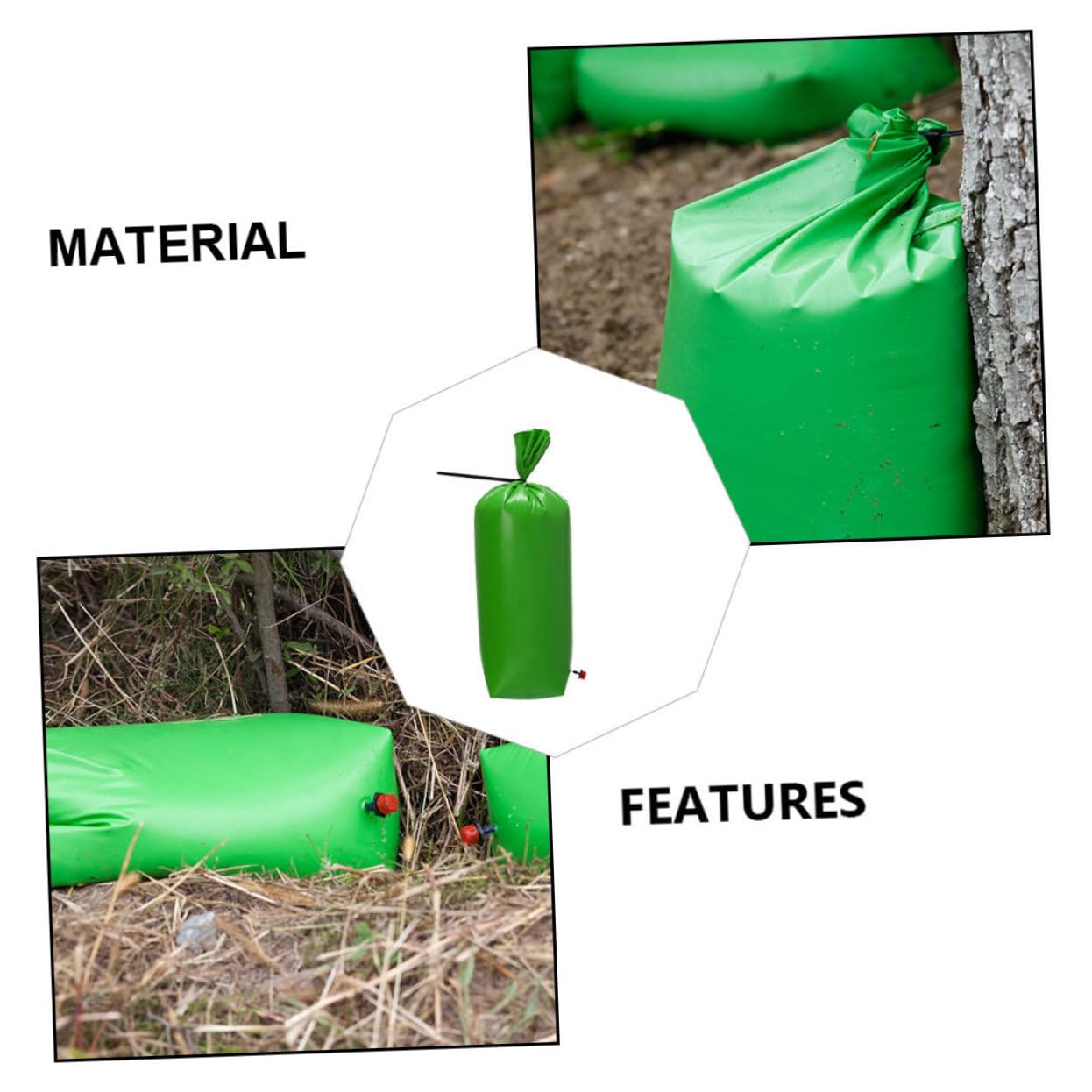 Irrigation Arbre Arbre d 10 Pièces D'irrigation à pour Arbres D'arrosage De d'arbre Jardin Arbres D'arrosage Arbres D'arrosage d'arbre Usine PVC Green