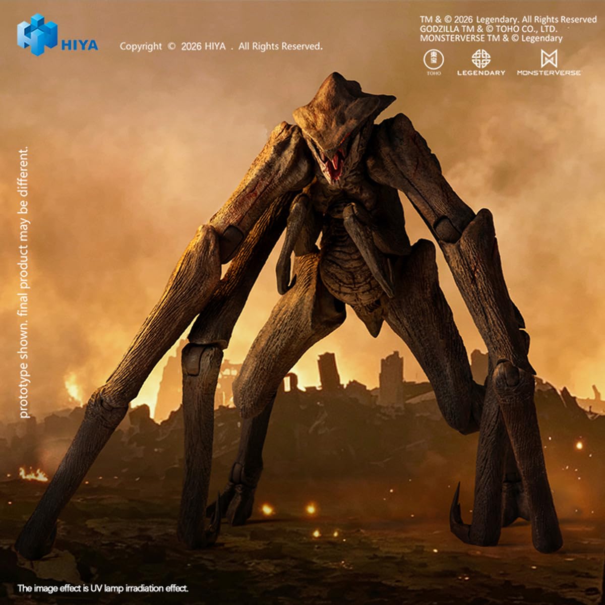 HIPLAY HIYA Seria Exquisite Basic Godzila: King of the Monsters 2019 MUTO (EBG0246) Figurka akcji 15 cm