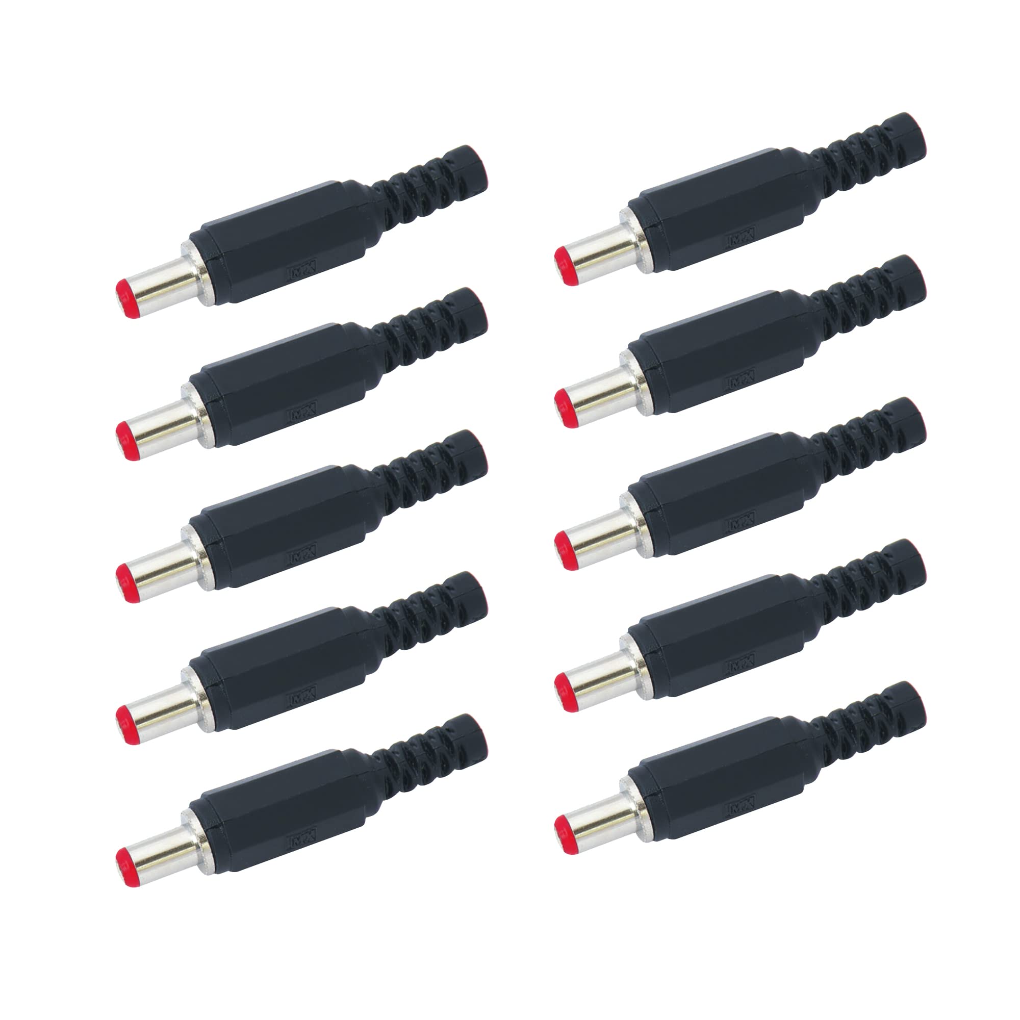 MX Casio Connector DC Pin Copper Plated Super Deluxe (Outter Dia. X Inner Dia.) 5.5mm x 2.1mm used for DC Power Supply cable mount. (Pack of 10)-image-36