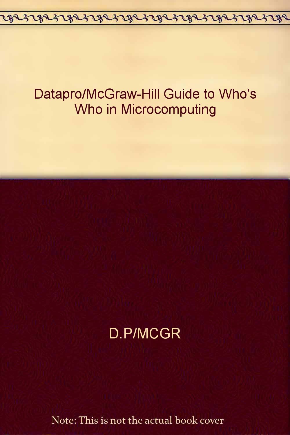 Amazon.co.jp: Datapro Who's Who in Microcomputing 1983 : Datapro ...