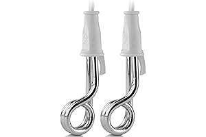 Ovente 300-Watt Electric Immersion Heater CH3012; Twin Pack Heaters: Fast, Immersible Submersible...