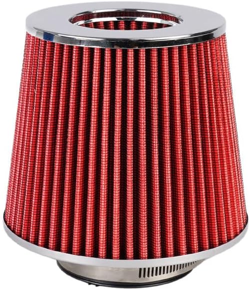 Air Intake Kit, 3" Cold Air Intake System Kits w/Filter Aluminum Replacement for 2006-2011 Civic 1.8L Engine (DX/DX-G/LX/EX) (Red)