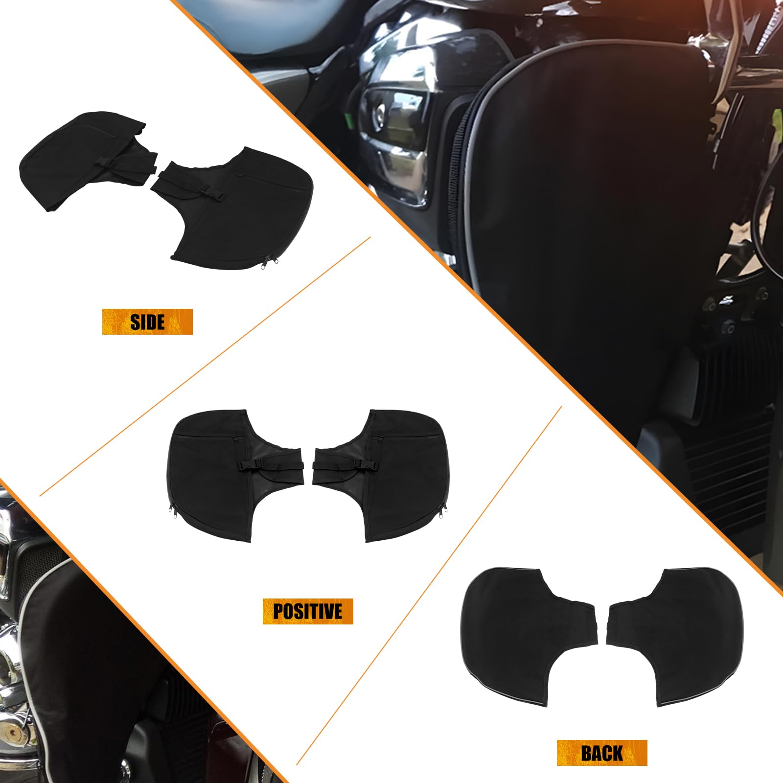 Amazon | HCmotorku オートバイ ソフト ローワーズ チャップス 