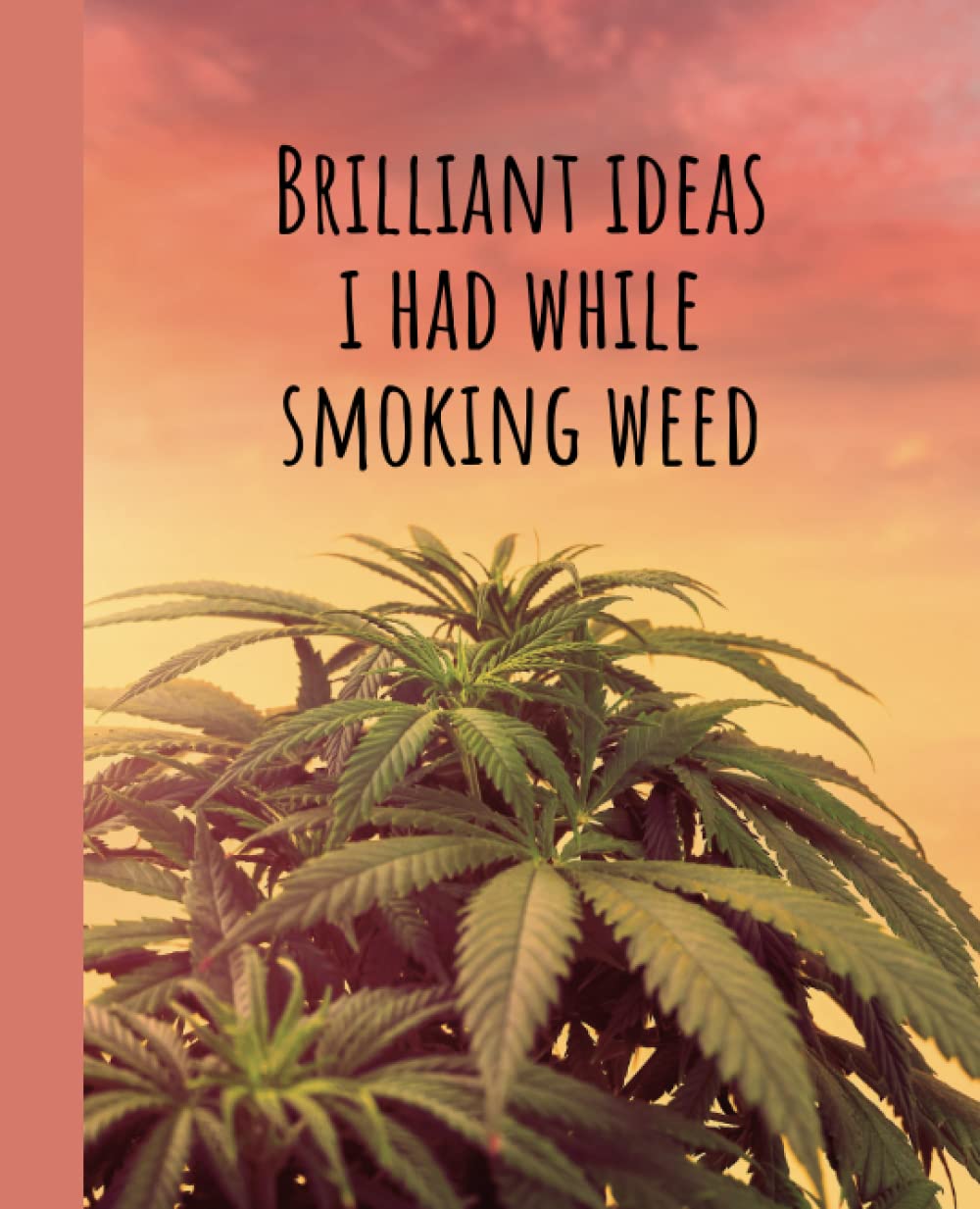 Brilliant Ideas I Had While Smoking Weed, Funny Journal Composition Notebook, Daily Journaling Diary Idea Book, Gifts for Marijuana Pot Weed Smokers, Grow Book