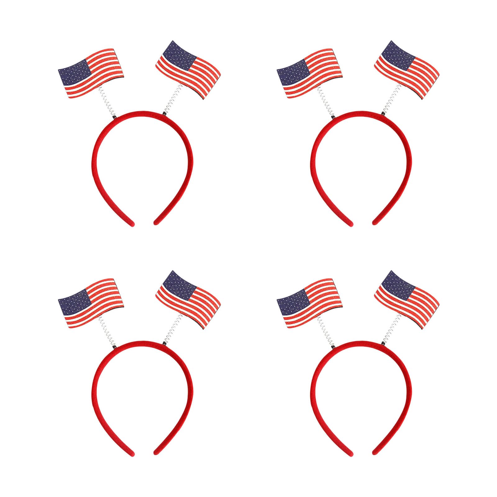hogtnd 4 Colorful International Flag Cheering Headbands Headwear Headwear for Sports Events