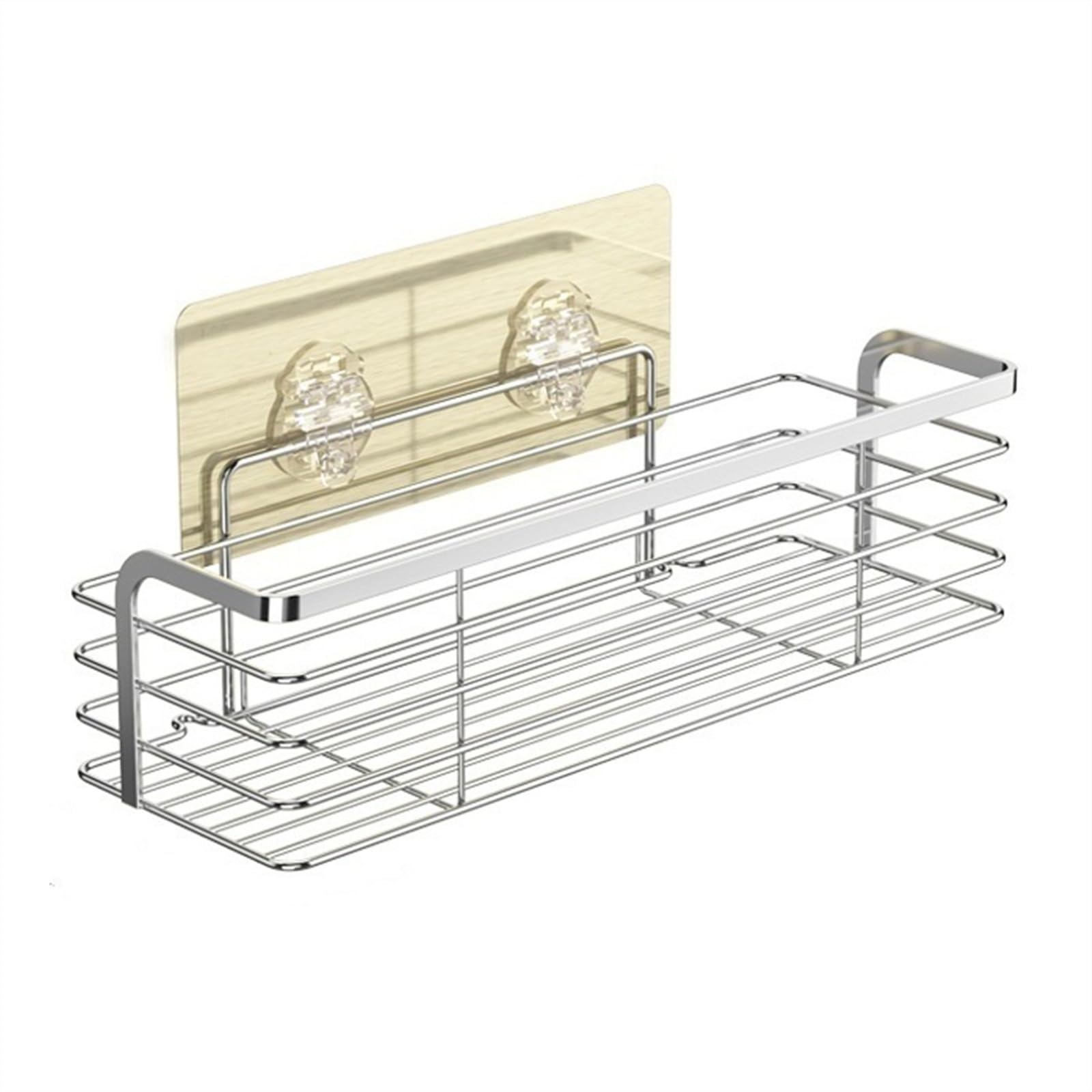 TXGJWRA Shower Caddy Shower Caddy Self Adhesive Handing Thickened Stainless Steel Shower Organizer for Inside Shower No Drilling