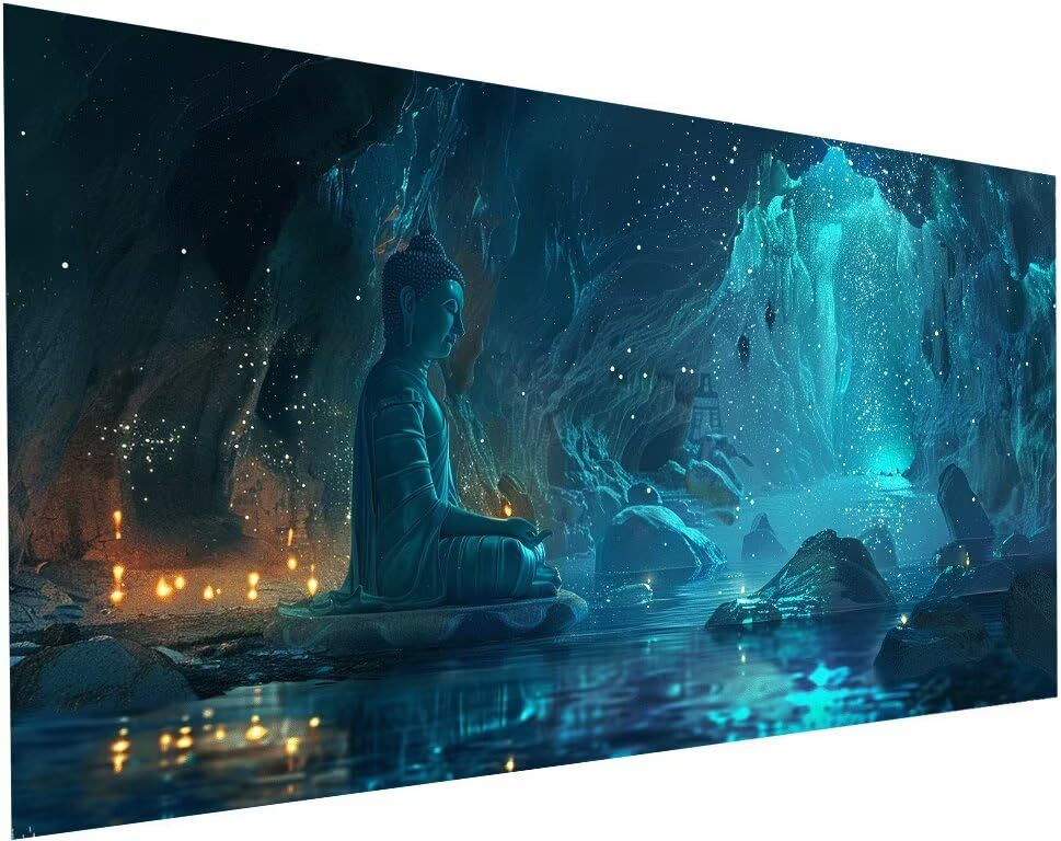 Peinture Diamant Adulte paysage de rivière pour loisirs créatifs et décoration