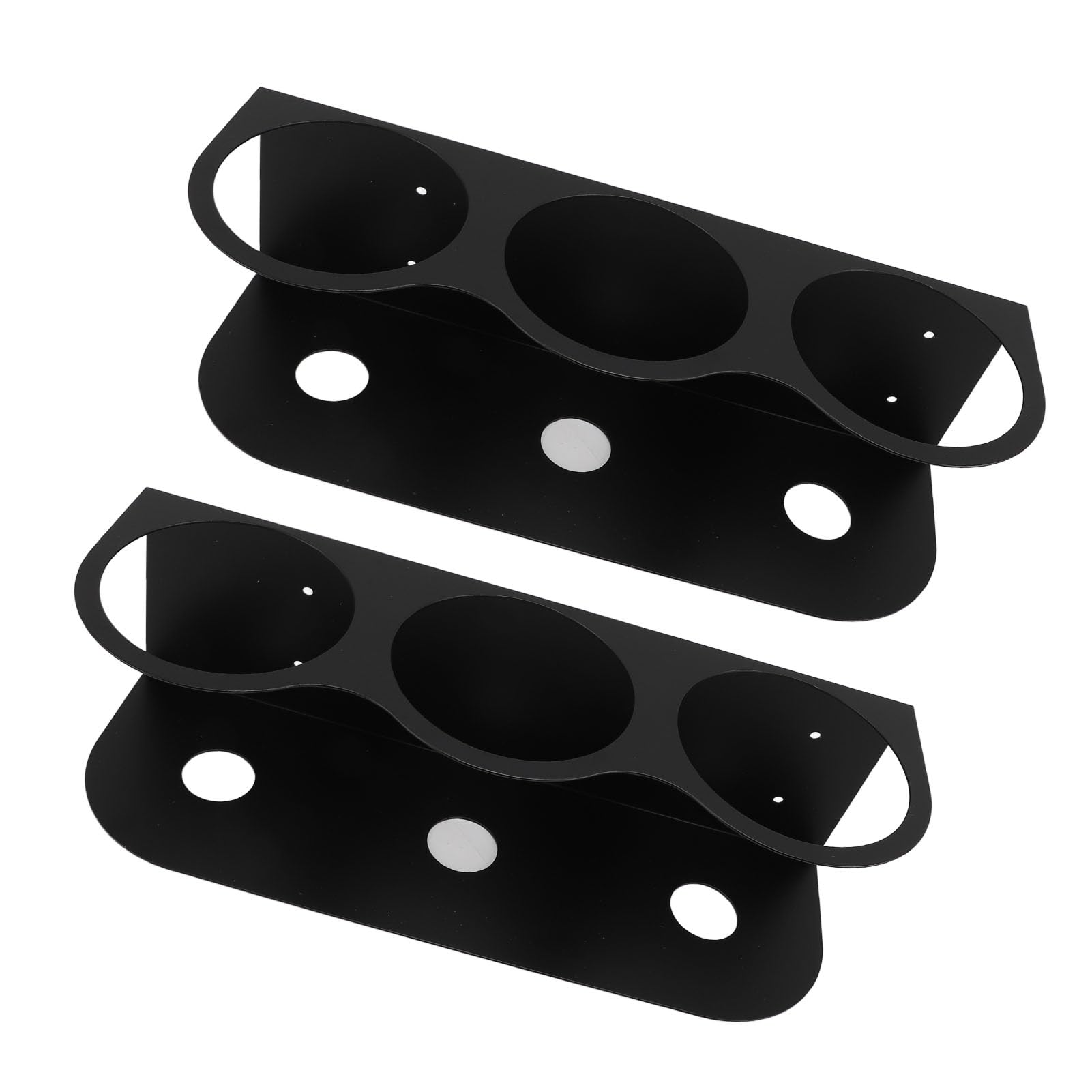 Soporte para Latas de Spray de Hierro Resistente Montado en la Pared, Organizador Eficiente para Garaje y Espacio de Trabajo, Juego de 2 para Almacenamiento de Botellas de Spray, Baño y