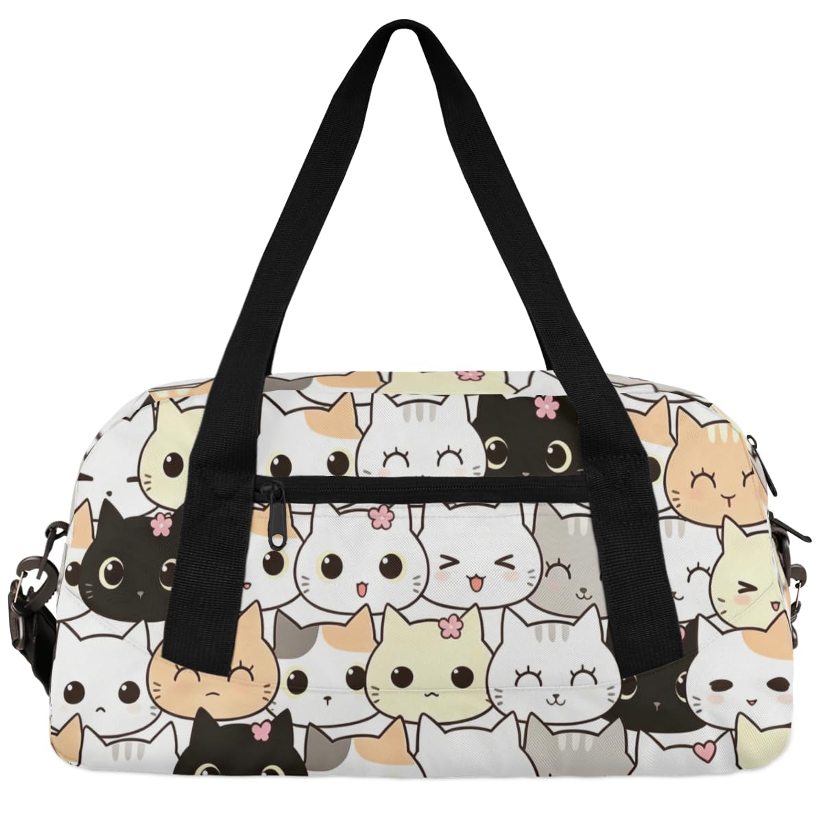Cute Animal Frog Pattern Kids Duffel Bag for Girls Boys Sport Gym Bag Small Overnight Weekender Tote Bag Carry on Teen Dance Bag for Traveling Gymnastic Ballet