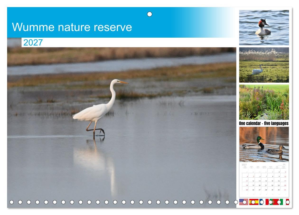 Calendar 2027 · Réserve naturelle de Wumme