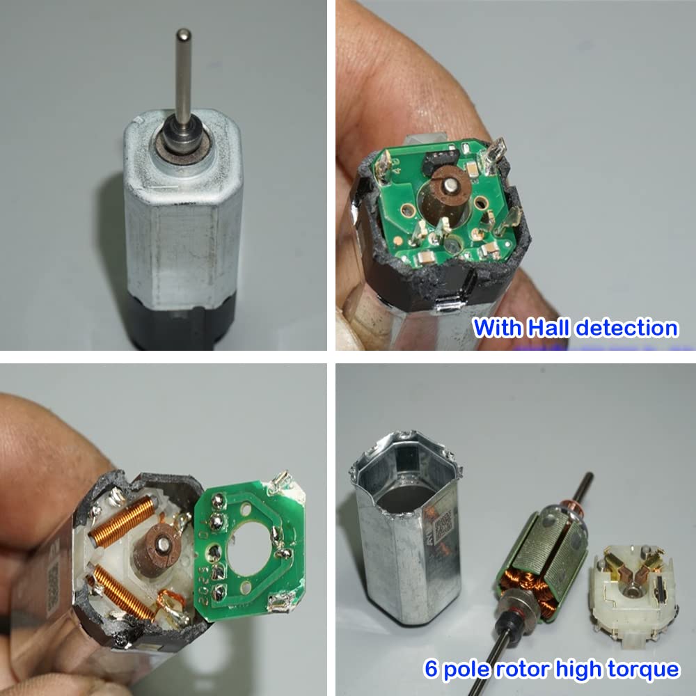 286 Square Motor 18mm SZ-286XB-1880 6-stage Rotor DC 5V-12V 6V 7.2V 9V With Detection For Auto Equipment Control