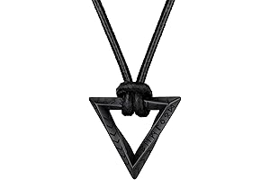 Norse Viking Rune Necklace Ring Holder for Men