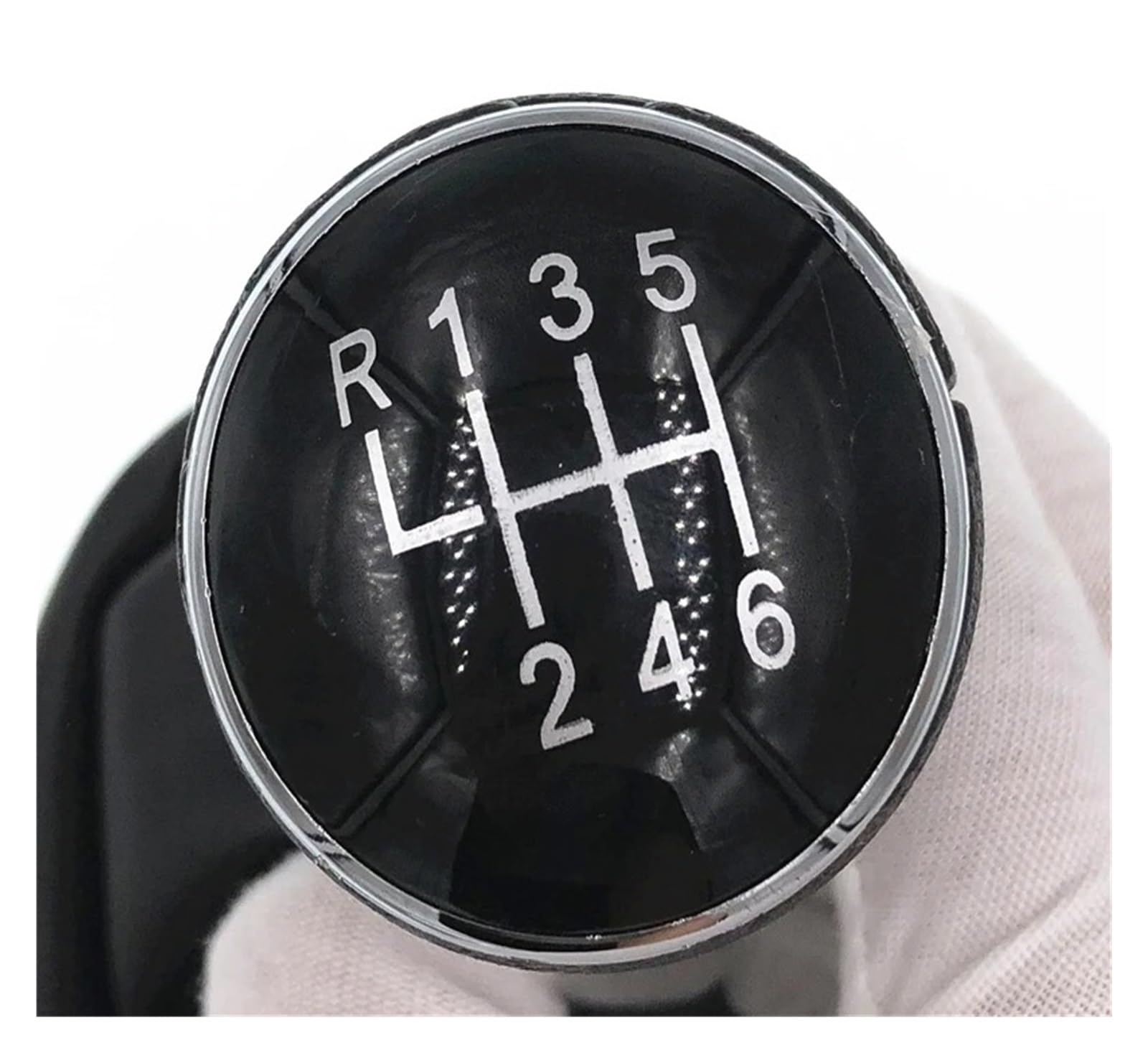 MWBDSZJQVX Gear Shift Knob for VW Caddy 2 II MK2 6 Speed Car Gear Shift Knob Lever Gaitor Boot Cover