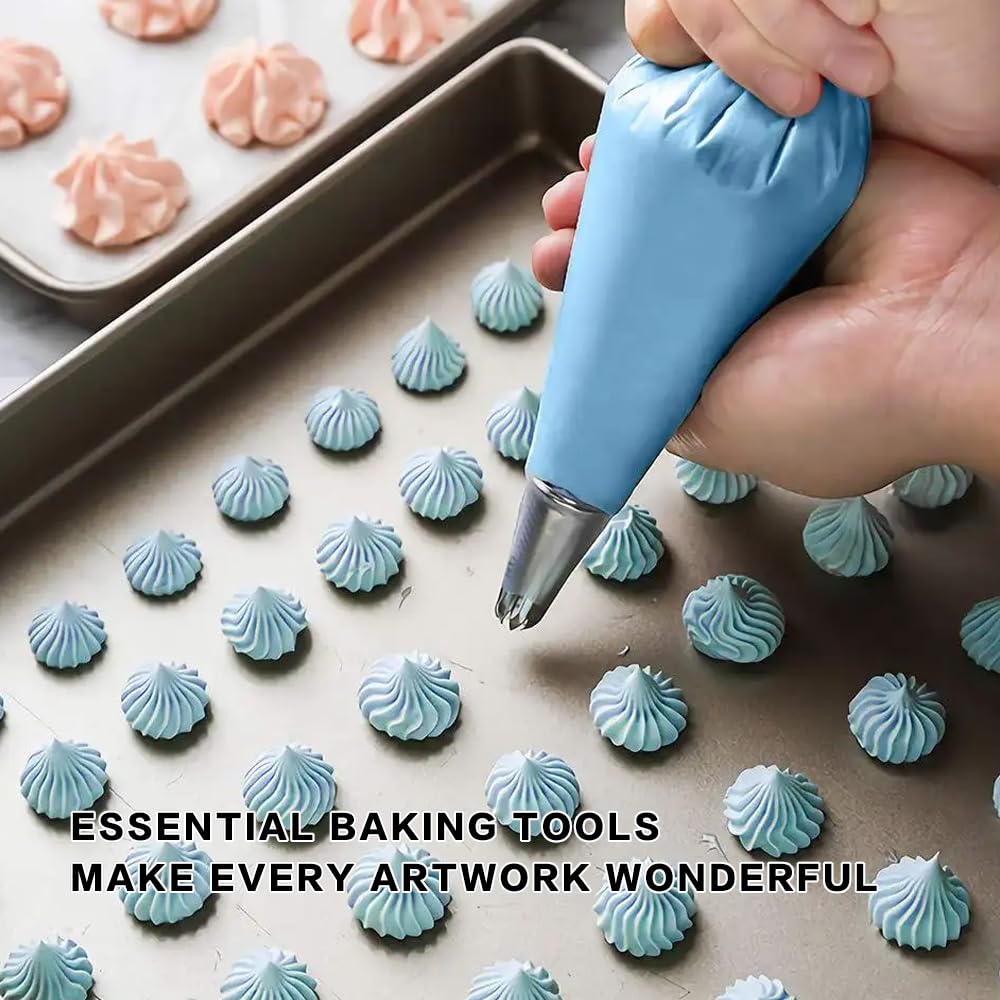 Set 6 Beccucci In Acciaio Inox Per Decorare Torte - Ideale Per Cupcakes E Pasticceria - Foto 7