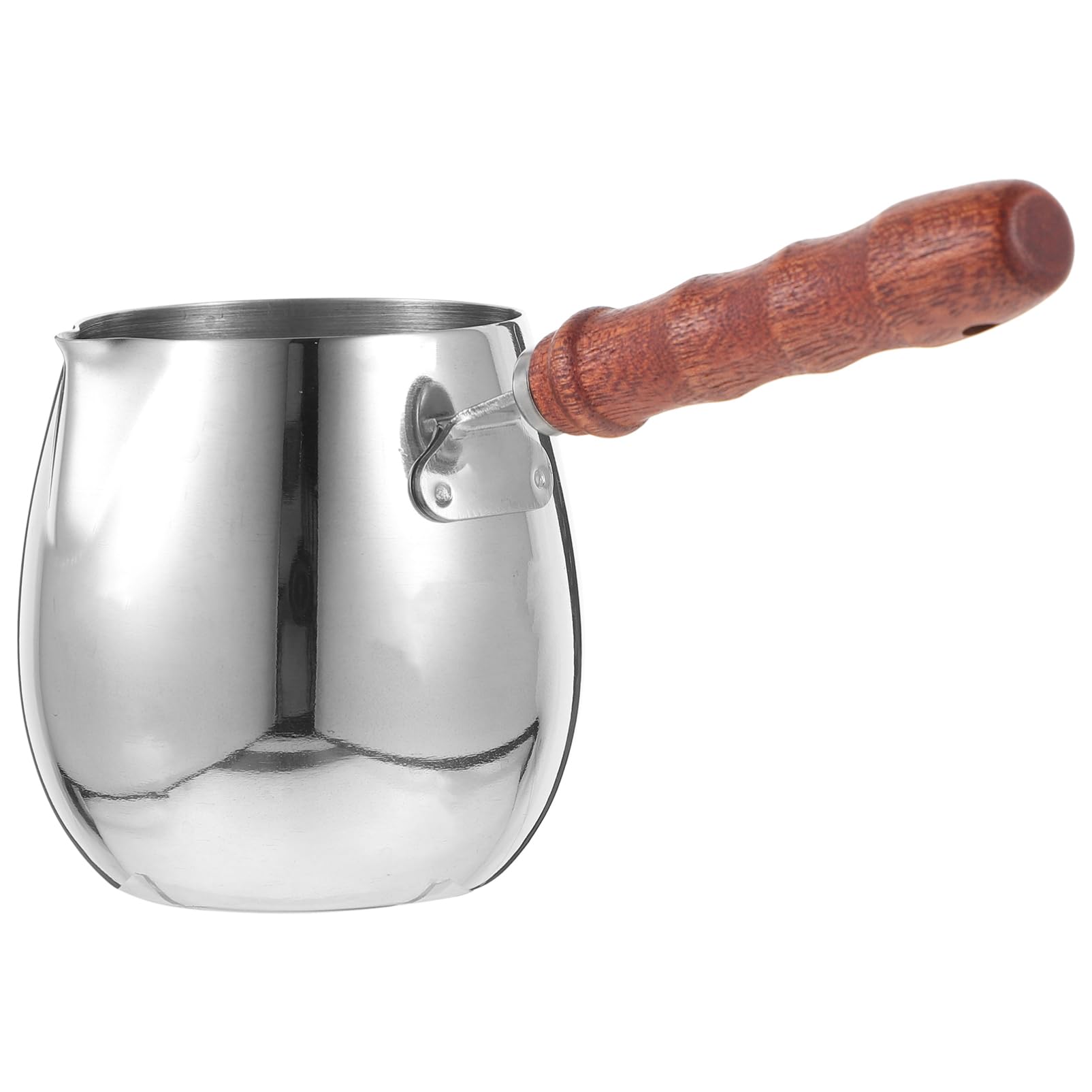 OFFSCH Stainless Steel Milk Frothing Pitcher with Handle Espresso Latte Art Cup for Precise Measurements and Resistant Making Tool