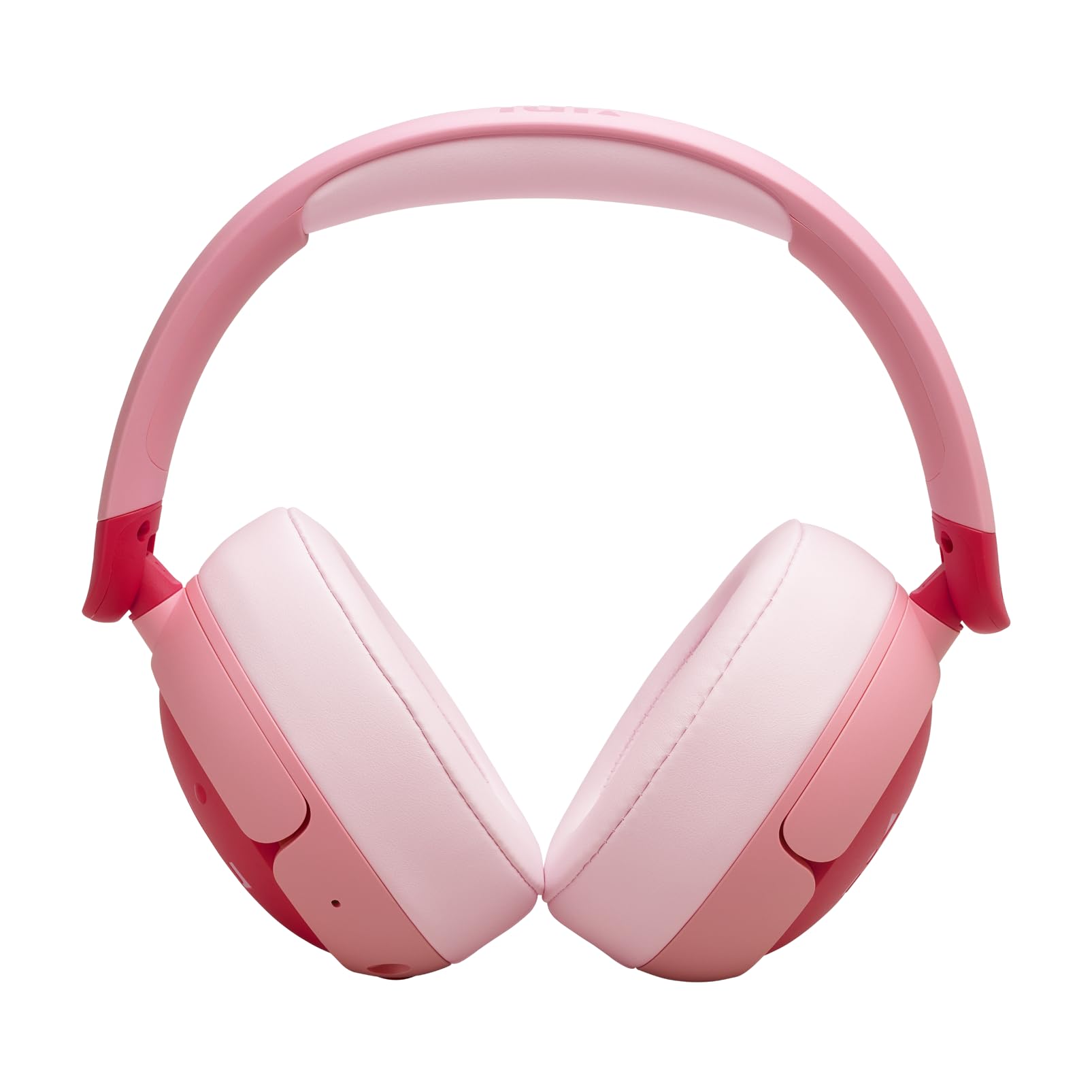 JBL Junior 470 NC, Casque Supra-auriculaire sans Fil Bluetooth pour Enfants, Réduction Active du Bruit, Micro intégré, 50 h d'autonomie, JBL Safe Sound, limiteur de Volume, Set d'autocollants, Rose