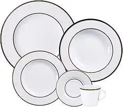 Aparelho de Jantar Tramontina Sienna em Porcelana Decorada 30 Peças